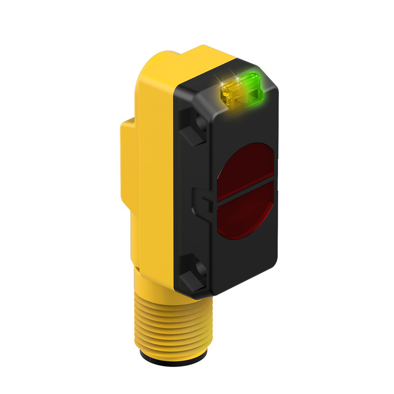 Banner Engineering Photoelectric Sensor; Divergent Diffuse; Rectangular; 300mm Range; 10-30VDC; PNP; LO/DO Configurable; M12 QD